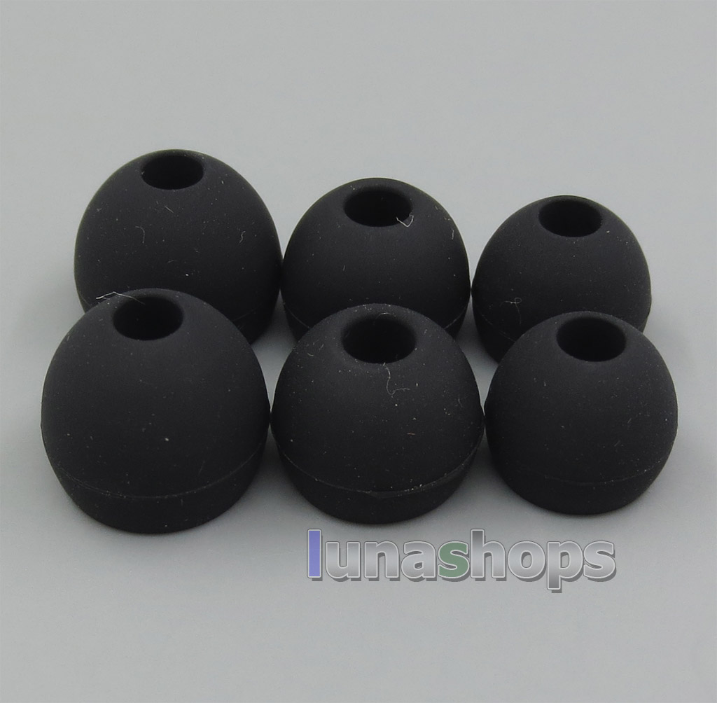 3 Size in 1 set Earphone Silicone Tips For Sony JVC Sennheiser IE CX Series AKG etc.