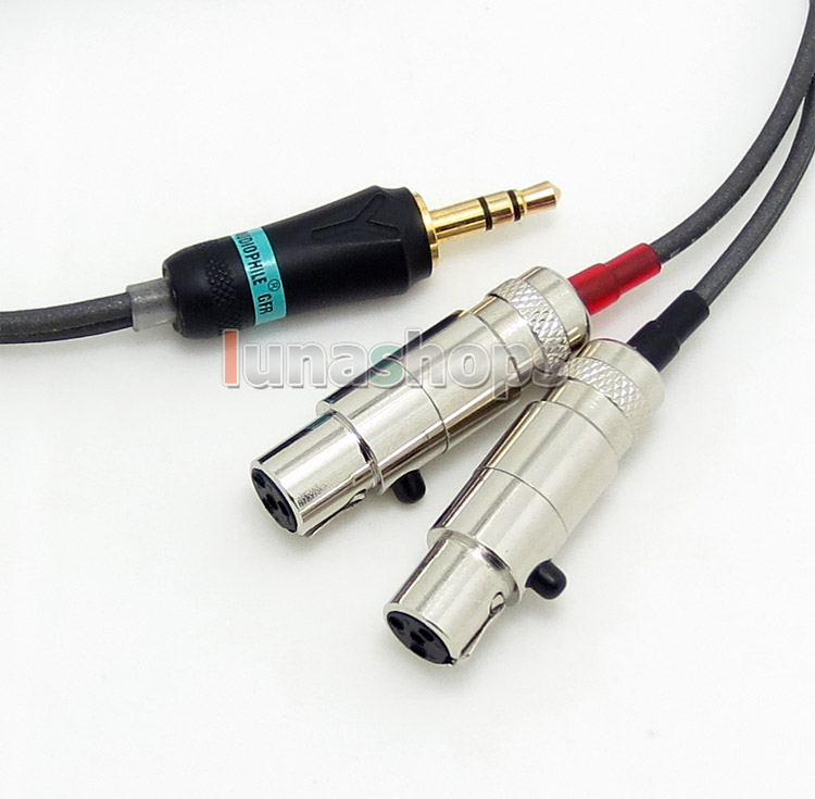 120cm Earphone Headphone PURE Silver Cable + PEP Insulated For Audeze LCD-3 LCD3 LCD-2 LCD2
