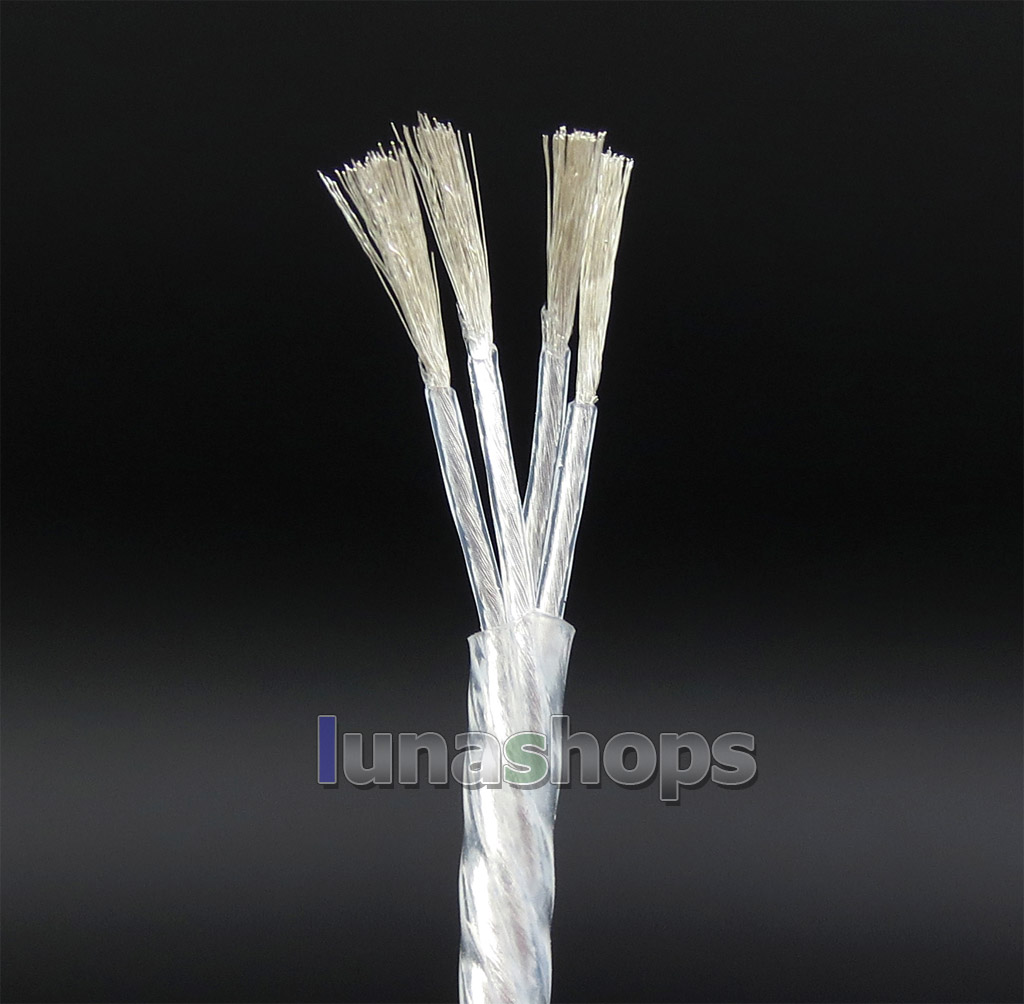 3.5mm 4poles Silver Plated  Cable  