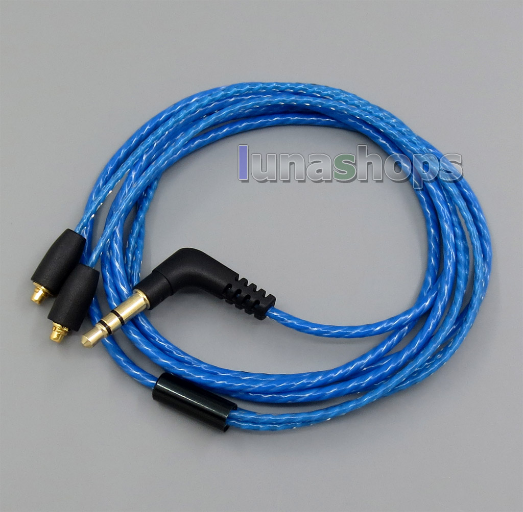 L Shape 3.5mm Soft OFC Earphone Cable For Shure se215 se315 se425 se535 Se846