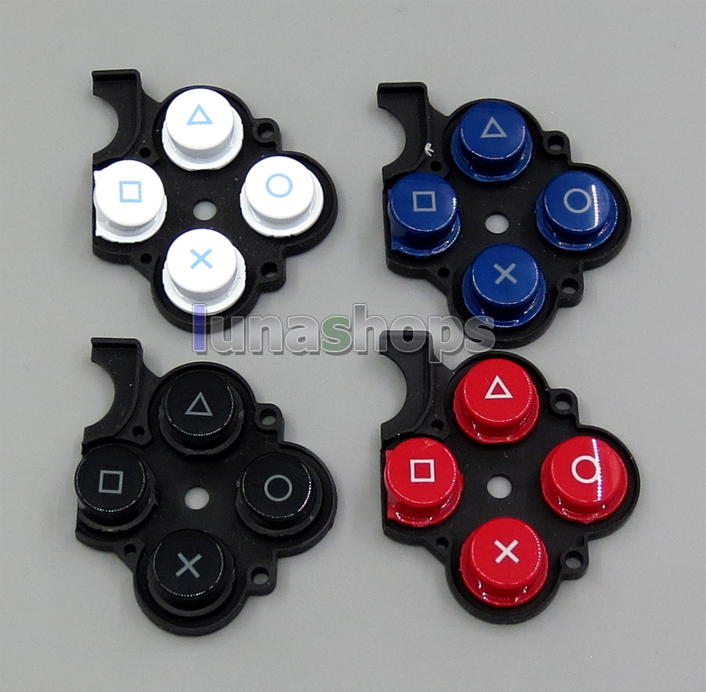 Repair Parts Original Button Set With Rubber For Sony  PSP Slim 2000 2001 