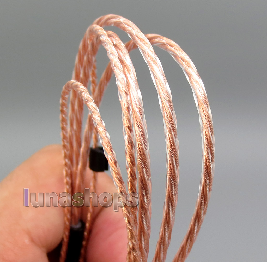 3.5mm L Shape OCC Copper Earphone Cable For Shure se215 se315 se425 se535 Se846