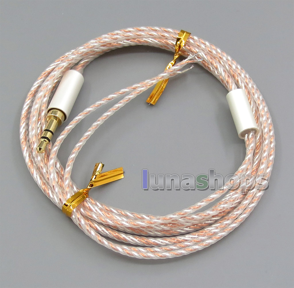 7N OCC + Silver Mixed Headphone Cable For Earphone Repair Semi-finished