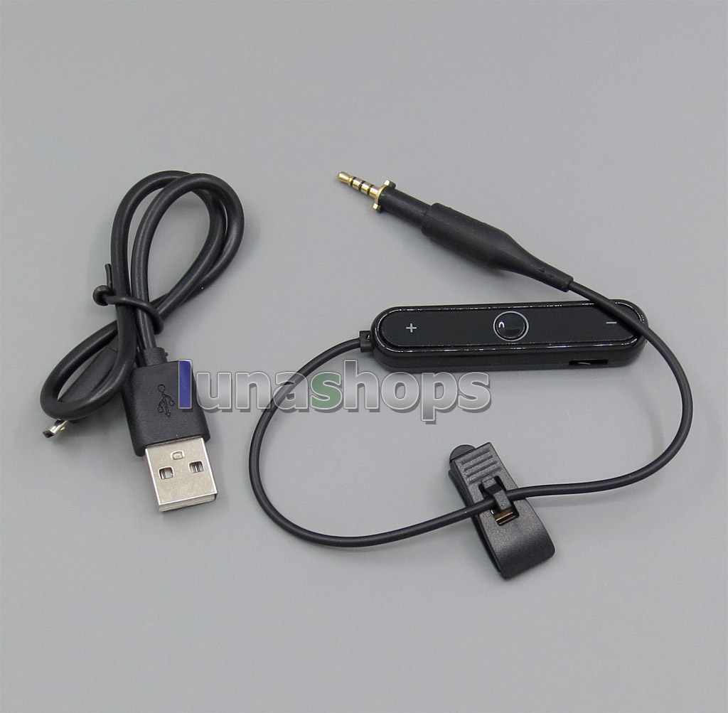 Wireless Bluetooth Audio Adapter Converter Cable for AKG K450 Q460 K451 headphone