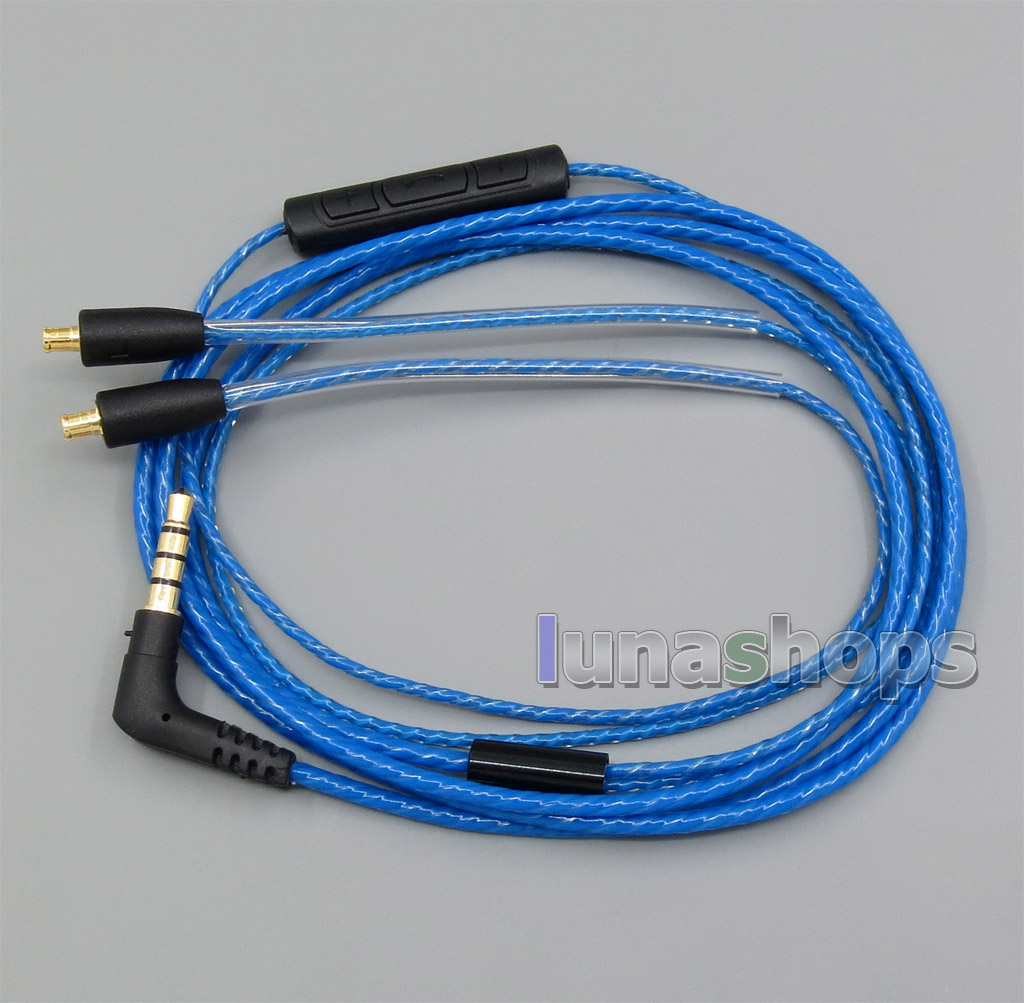 Earphone cable with Remote Mic Hook to audio-technica ATH-CKS1100 ATH-E40 ATH-E50 ATH-E70