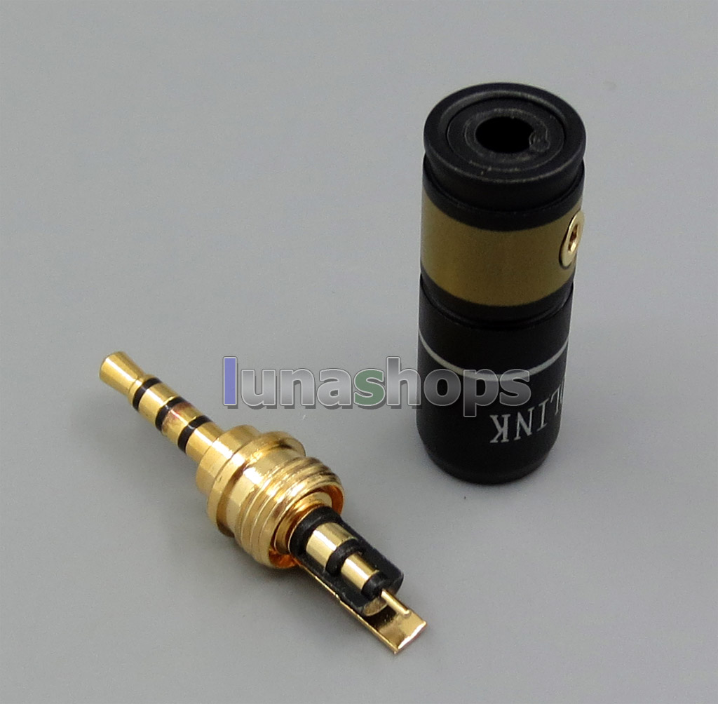 Acorlink 2.5mm 4poles TRRS Male Plug DIY adapter For The Astell & Kern AK380 AK240 AK100i II AK70
