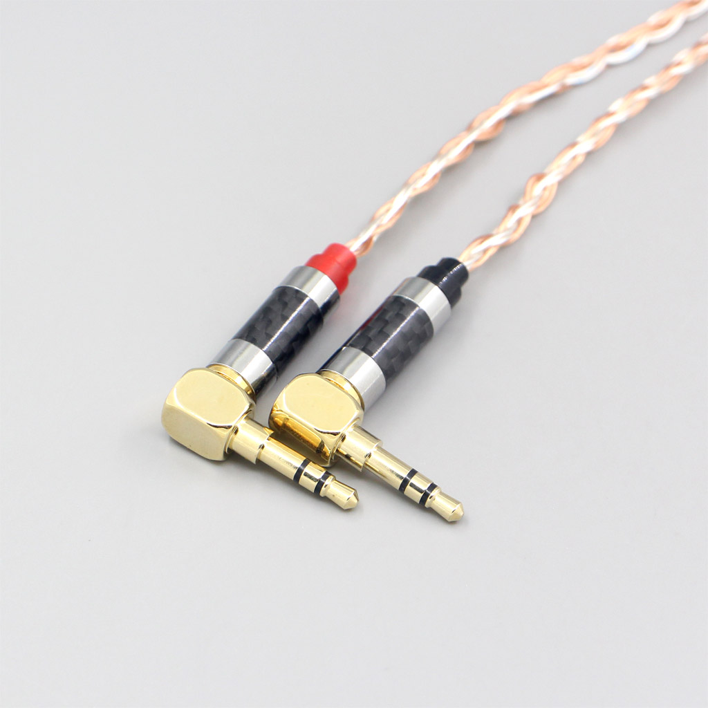 6.5mm XLR 16 Core OCC Silver Plated Mixed Headphone Earphone Cable For Verum 1 One Headphone Headset L Shape 3.5mm Pin