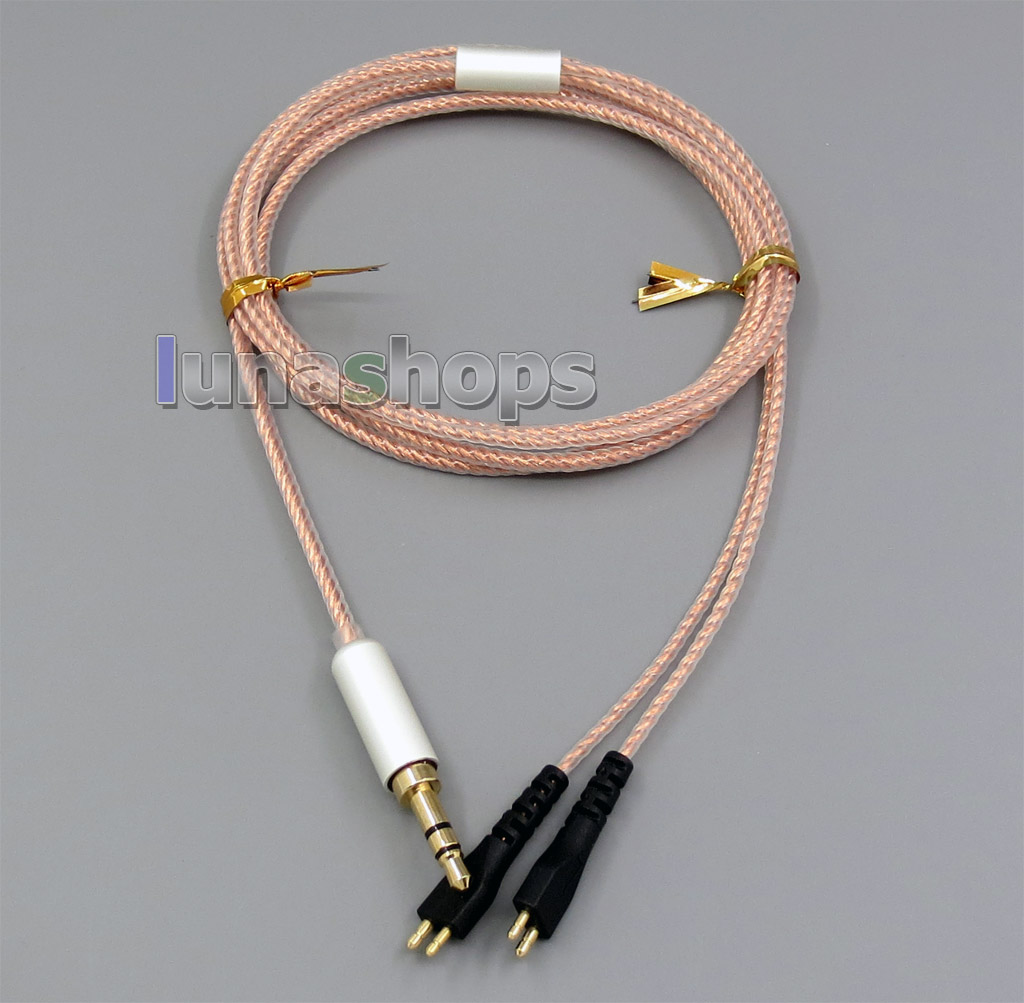 7N OCC Headphone Cable For Sennheiser HD25sp HD265 HD535 HD222 HD224 HD230 HD250 Lin