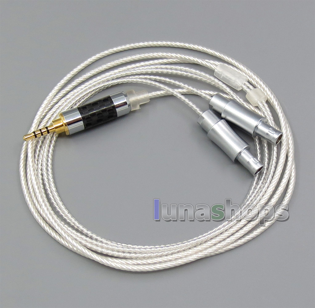 2.5mm TRRS Silver Plated Earphone Cable For Sennheiser HD800 HD800S Headphone Headset