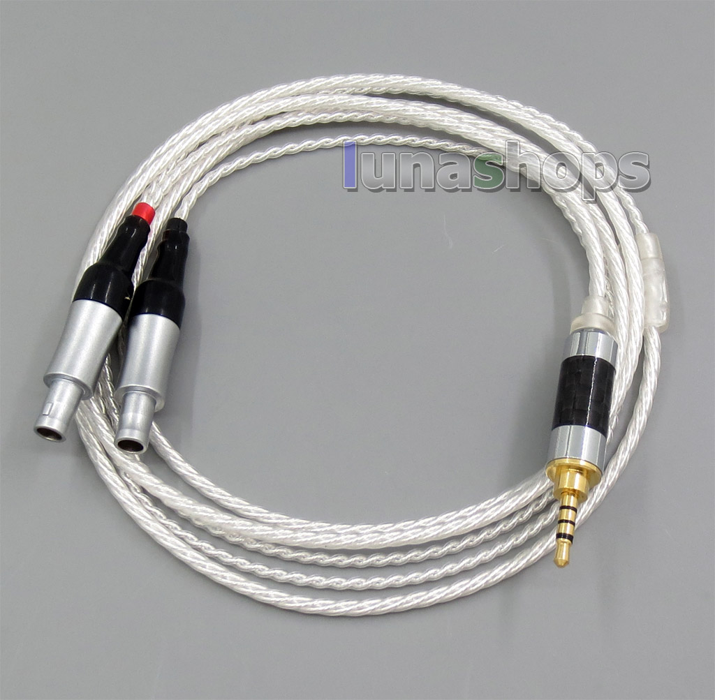2.5mm Balanced 5N OCC + Silver Plated Copper Cable For Sennheiser HD800 Headphone Headset