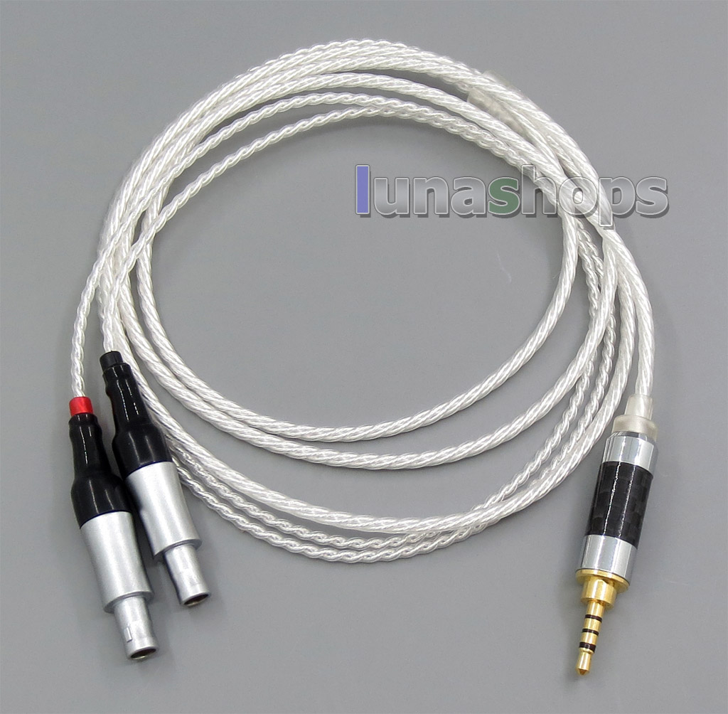 2.5mm Balanced 5N OCC + Silver Plated Copper Cable For Sennheiser HD800 Headphone Headset