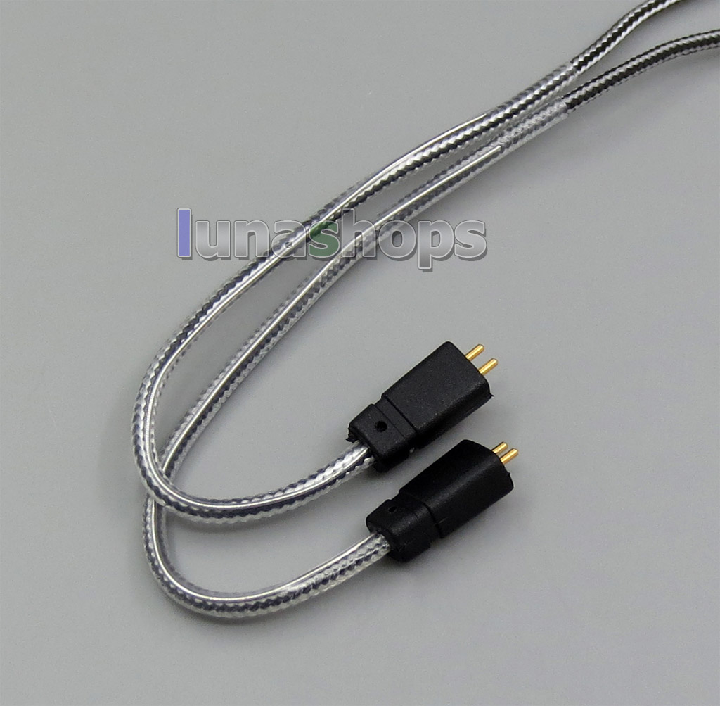 Black And White With Earphone Hook Audio Cable For Ultimate Ears UE TF10 SF3 SF5 5EB 5pro TripleFi 15vm TF15