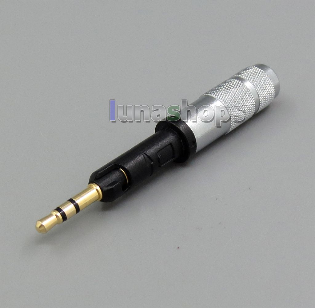 Headphone Earphone DIY Pin Plug Adapter For Sennheiser HD6 HD7 HD8 MIX DJ HD595