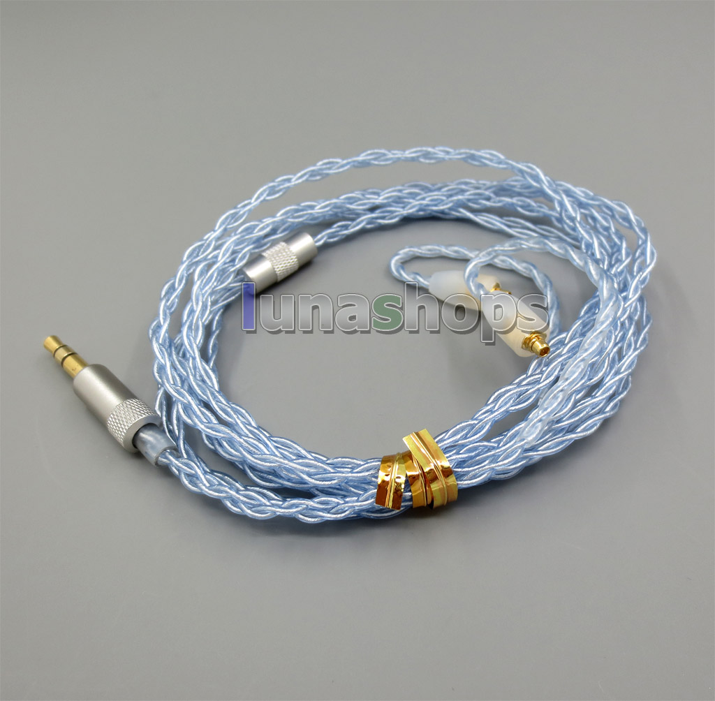 5N OCC PU Skin Silver Plated 5N OCC Cable For Shure se215 se315 se425 se535 Se846