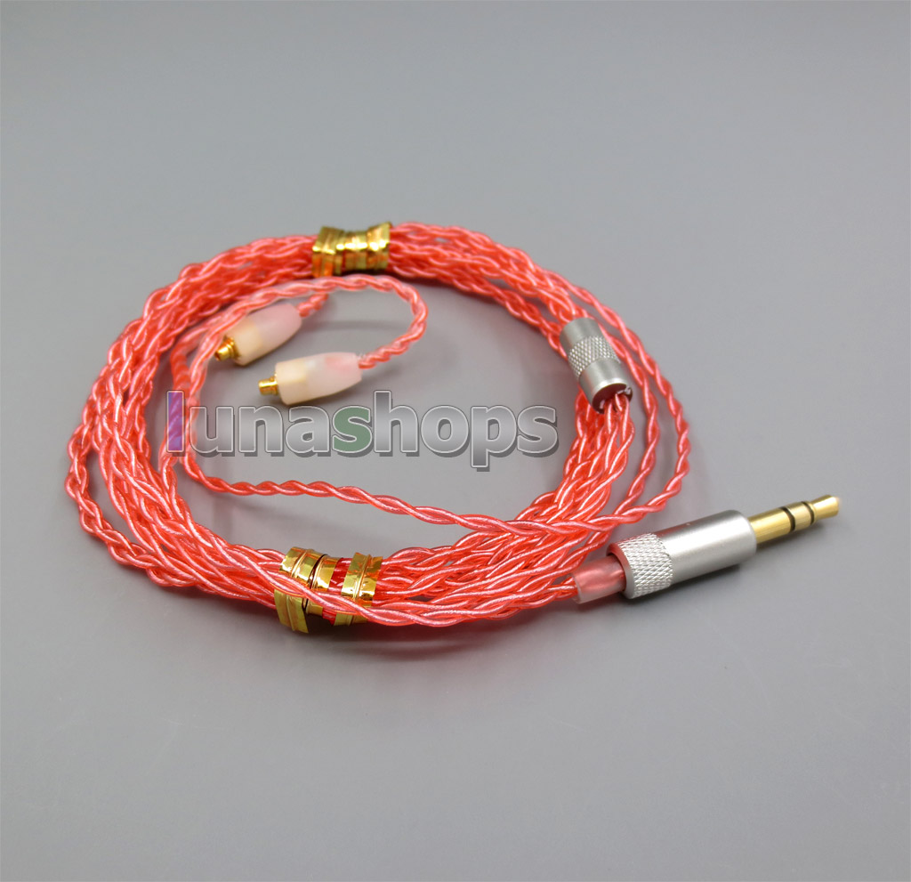 5N OCC PU Skin Silver Plated 5N OCC Cable For Shure se215 se315 se425 se535 Se846
