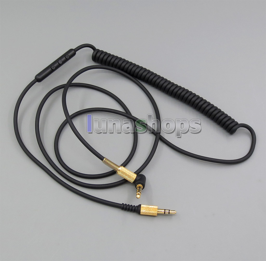 Replacement Cable With Mic Remote for Marshall Major MK II 2 Headphone Iphone Android