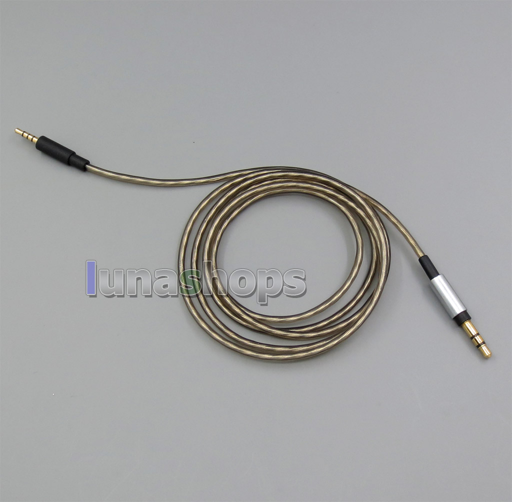 1.2m 3.5mm To 2.5mm Headphone Silver Plated Cable For  Bose QC15 QC25 OE2 OE2i AE2 AE2i AE2w SoundLink 