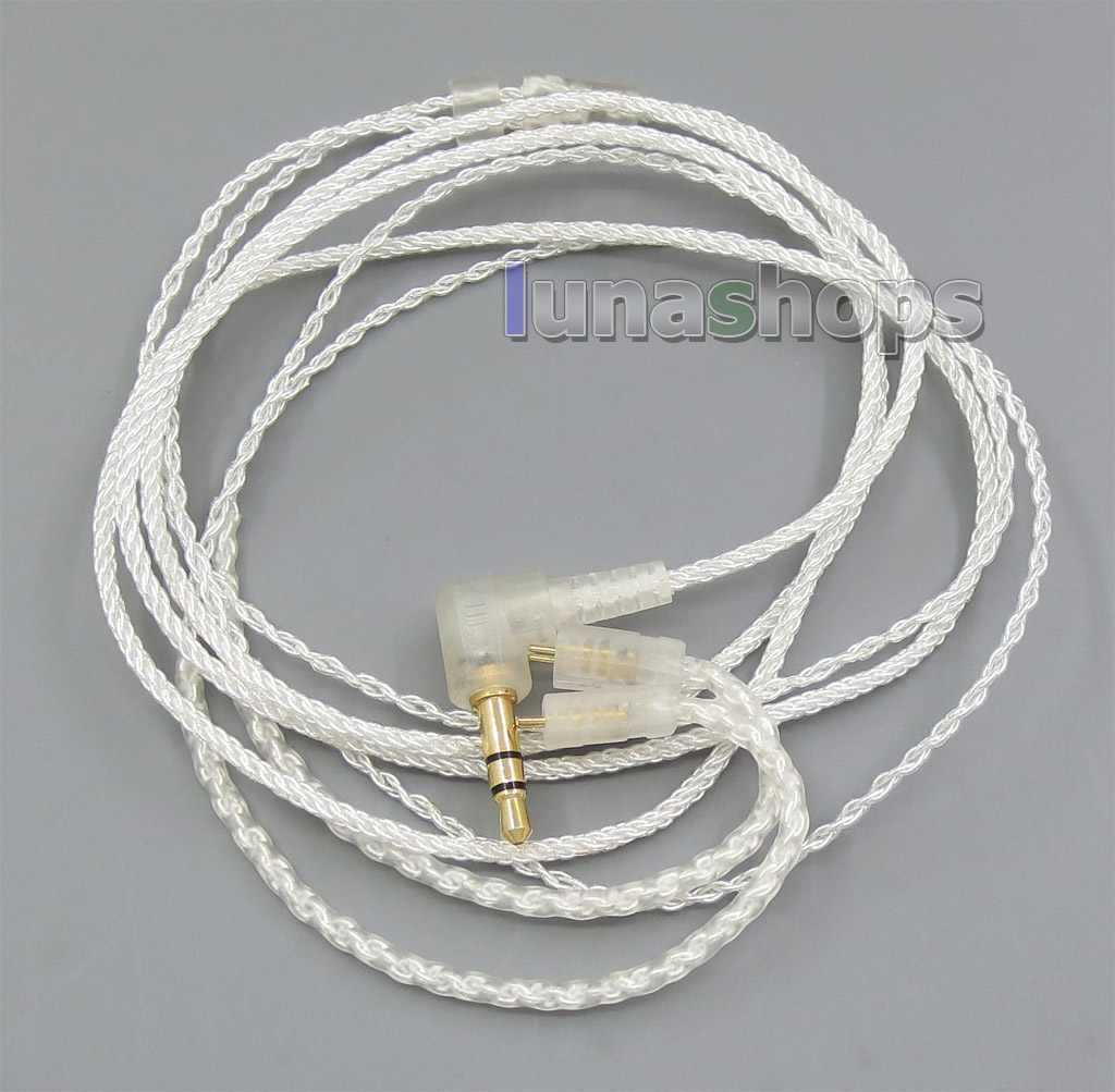 JYL Silver Plated + OCC Series With Earphone Hook Cable For Ultimate Ears UE TF10 SF3 SF5 5EB 5pro TripleFi 15vm TF15
