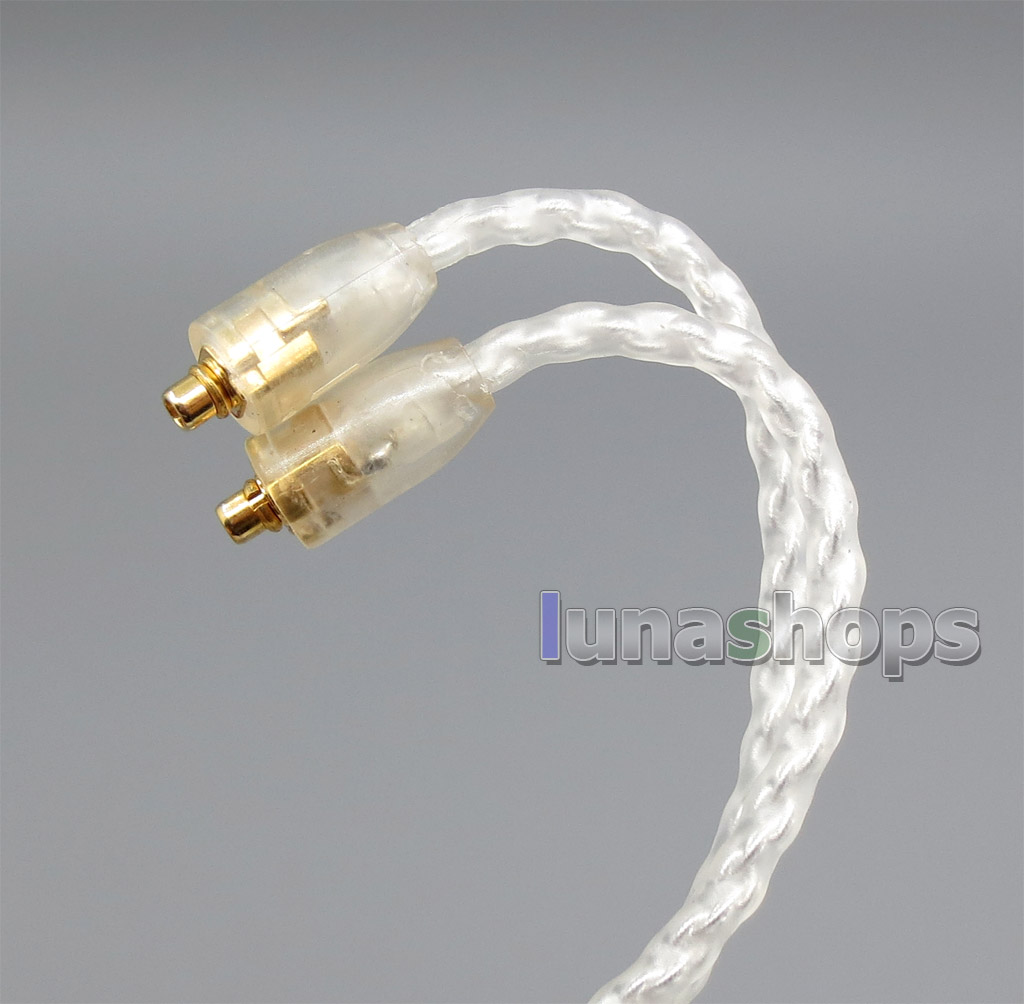 JYL Silver Plated + OCC Series With Earphone Hook Cable For Shure se215 se315 se425 se535 Se846