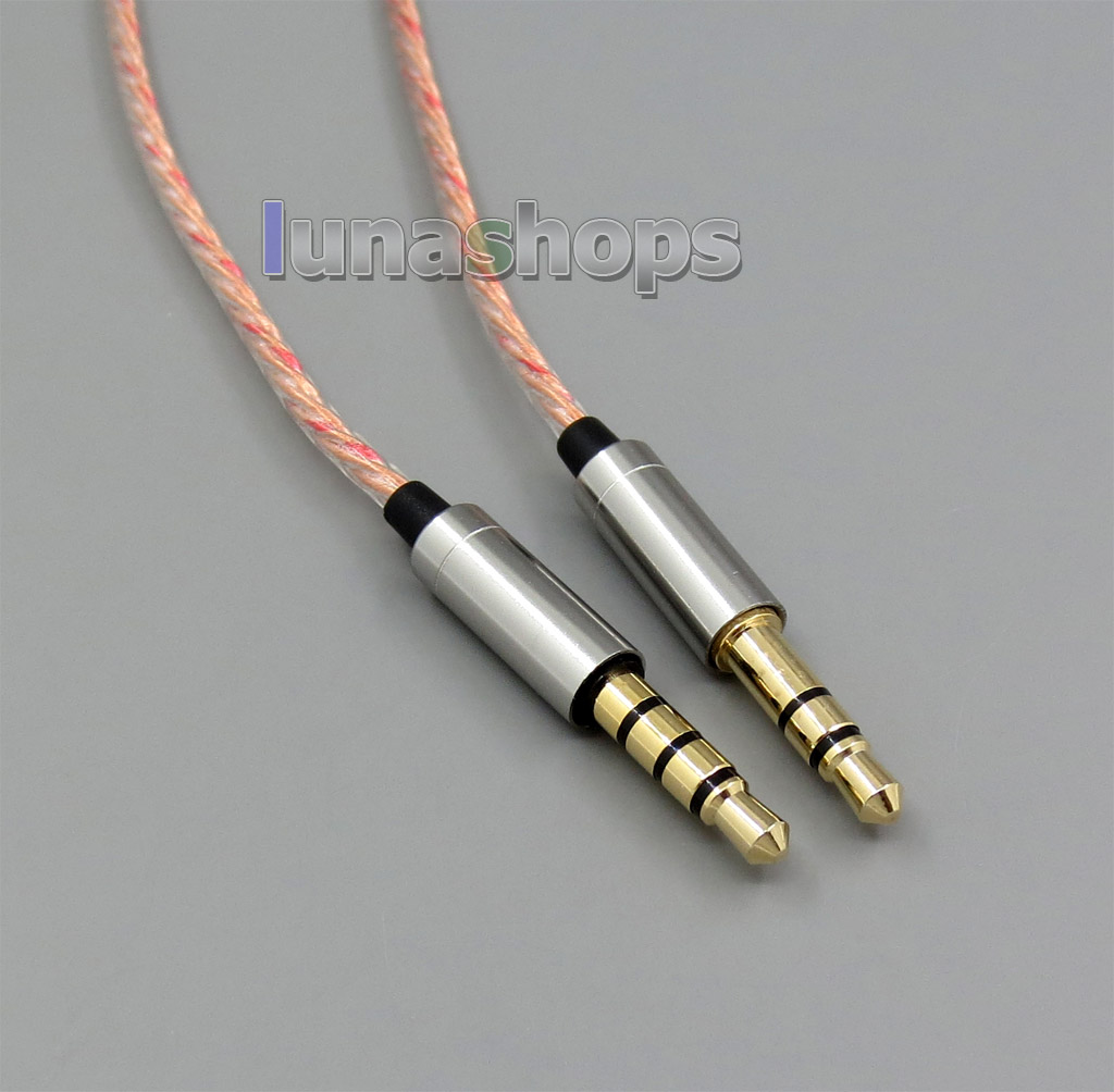 Male To 3.5mm Remote Mic Control Earphone Headphone Cable For Iphone Samsung Anroid