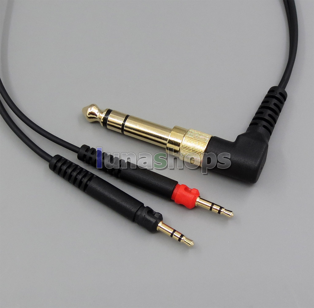 6.5mm 3.5mm Plugs Headphone Earphone Stereo Cable For Audio-Technica ATH-R70X