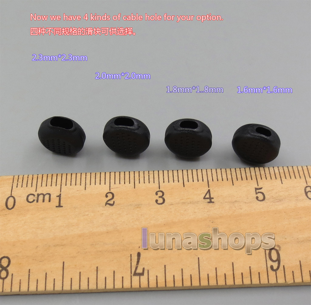 4 Type Size Y Splitter Sliding Adapter Block For DIY HiFi Earphone Headphone