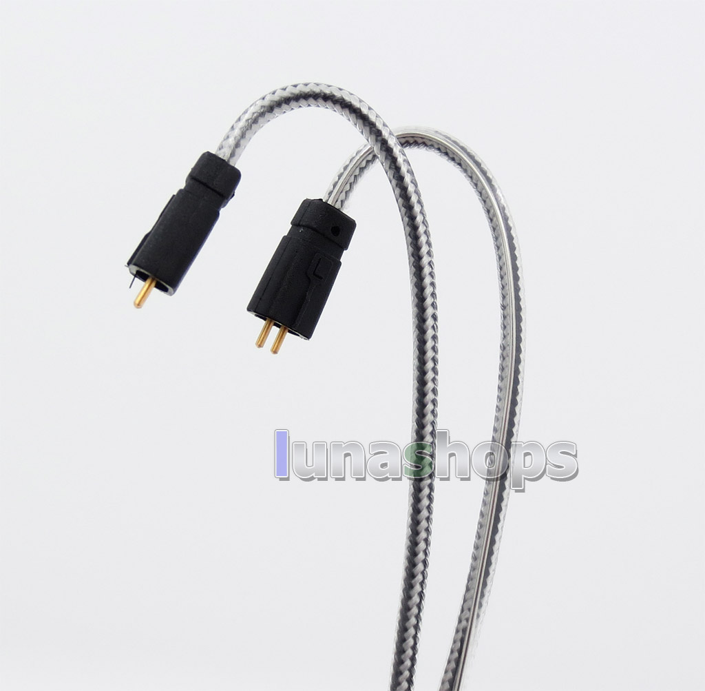Black And White With Mic Remote Earphone Audio Cable For Ultimate Ears UE TF10 SF3 SF5 5EB 5pro TripleFi 15vm TF15