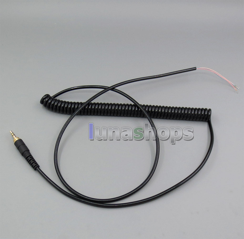 Replacement DJ Headphone Cable Cord Line With PLUG for Repairing Headphones