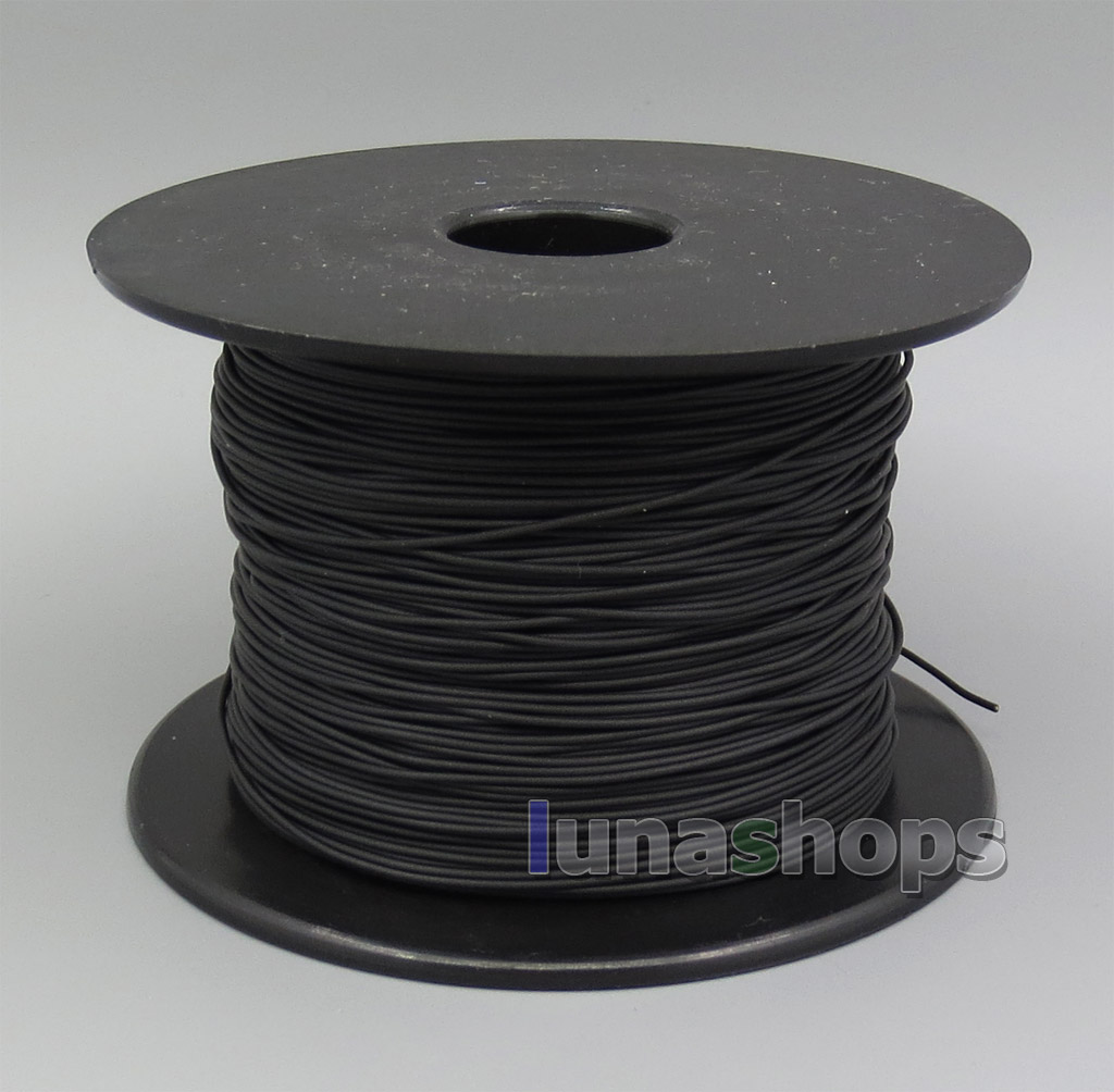 100m Pure 7N OCC Signal TPE Skin Earphone DIY Cable Wire 7*0.1 Dia:0.82mm 