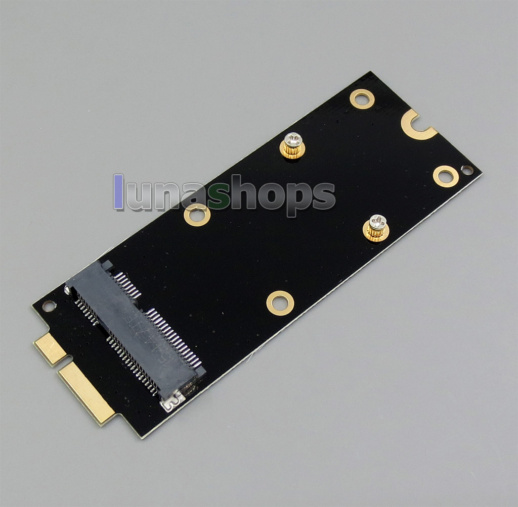 7+17 Mini SATA mSATA 52pin SSD To Card Adapter For 2012 MACBOOK PRO A1425 A1398 MC975 ME662 ME664 ME665