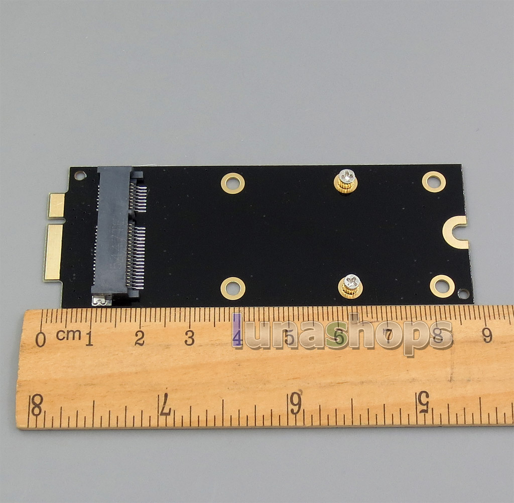7+17 Mini SATA mSATA 52pin SSD To Card Adapter For 2012 MACBOOK PRO A1425 A1398 MC975 ME662 ME664 ME665