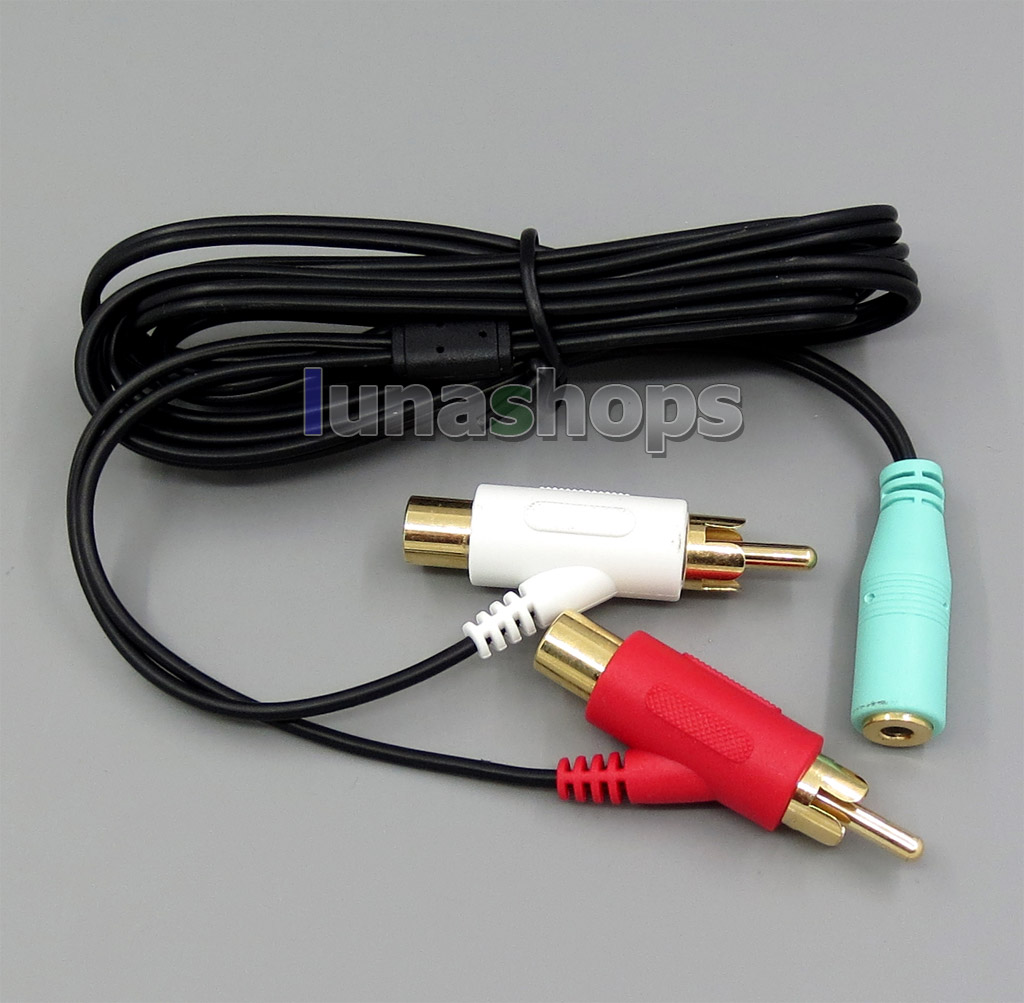 2m RCA Female Jack Cable for Turtle Beach X12 PX21 P11 X11 X3 X31 PX3 headphone Headset
