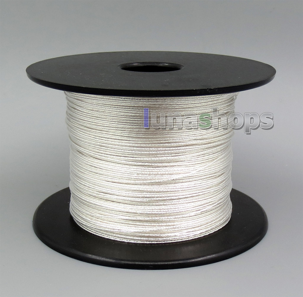100m 27AWG Acrolink Pure Silver 99.9% Signal Wire Cable 14/0.1mm2 Dia:0.65mm For DIY 