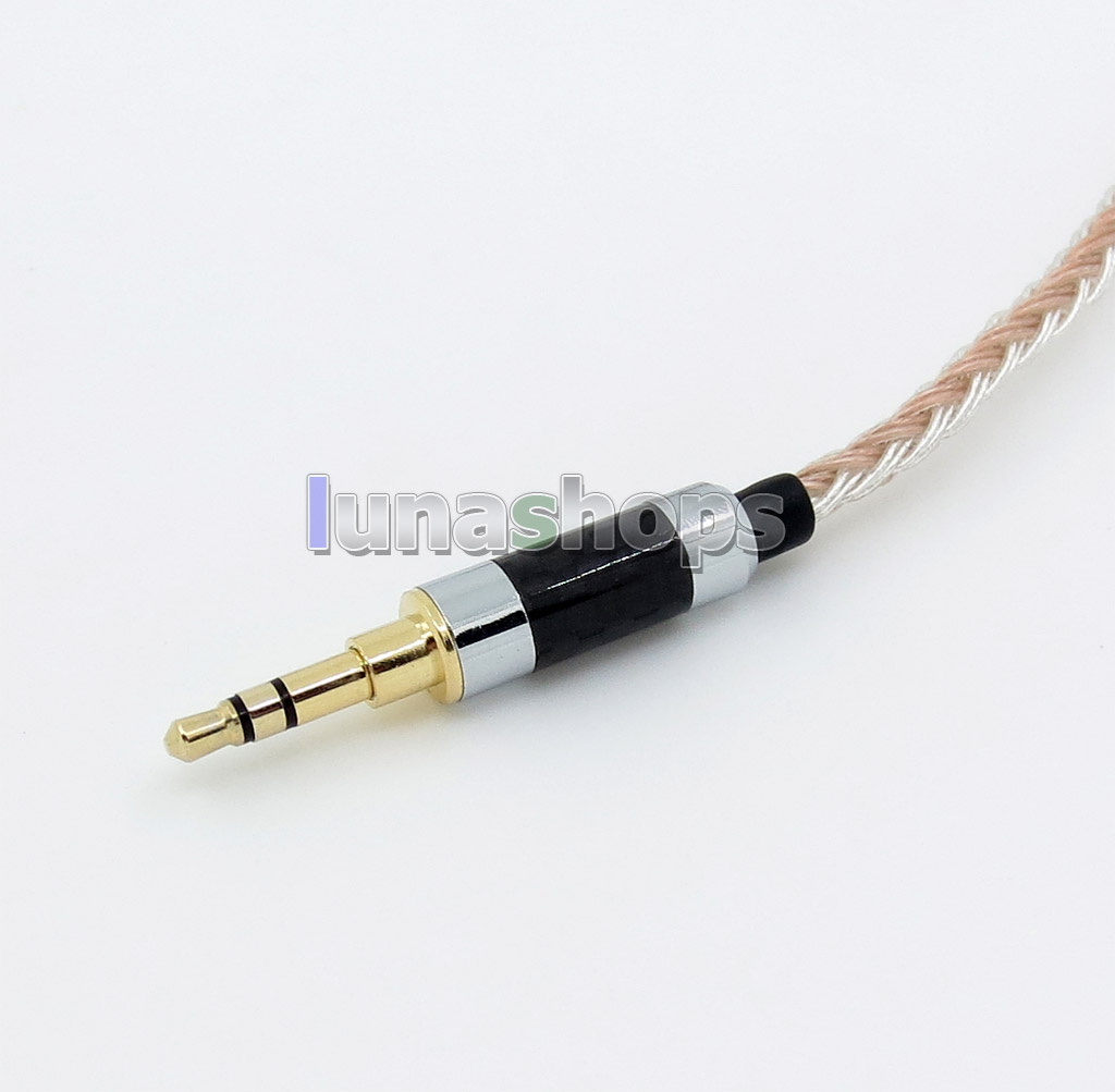 3.5mm 16 Cores OCC Silver Plated Mixed Headphone Cable For Etymotic ER4 XR SR ER4SR ER4XR