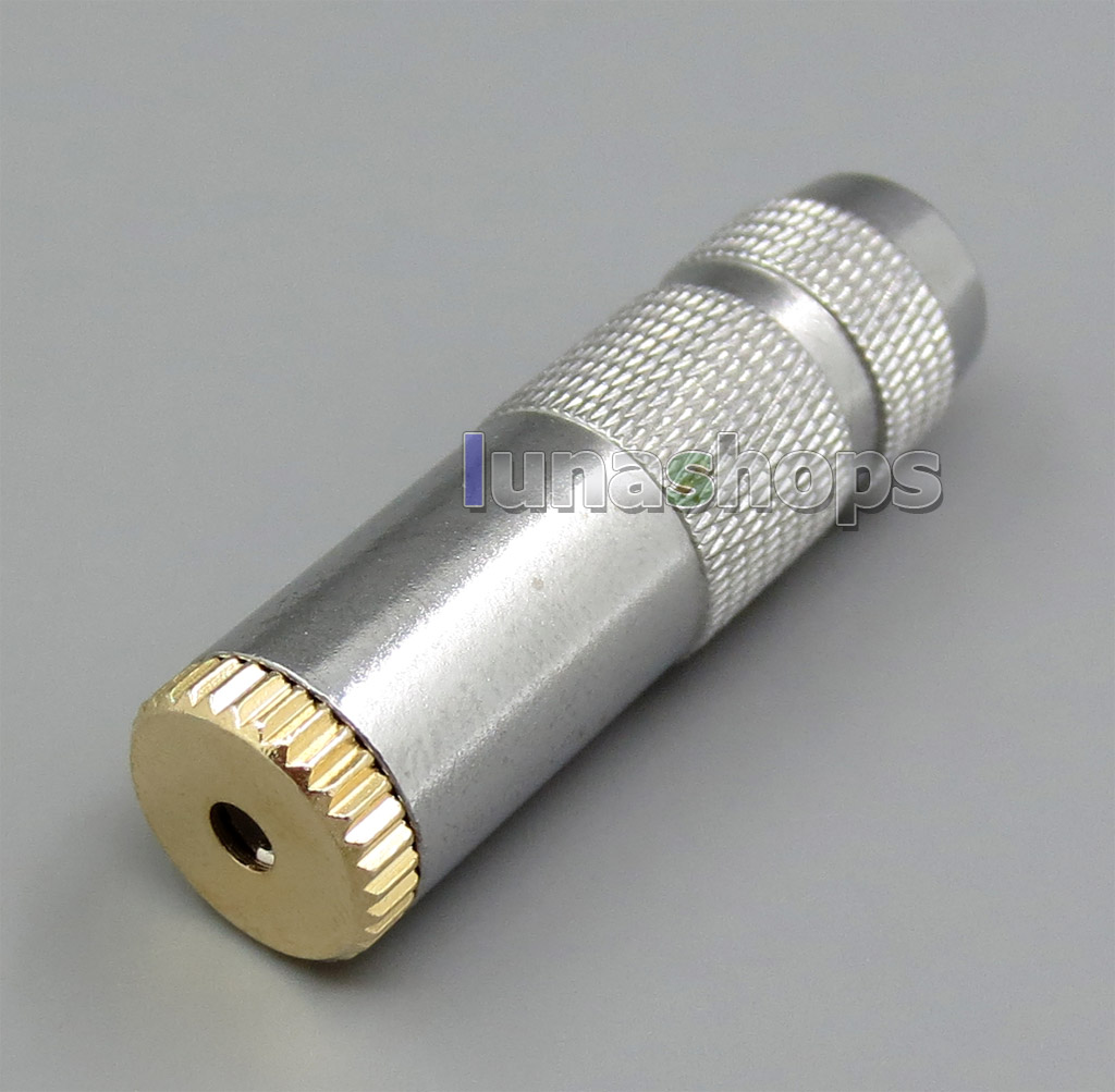 TRRS 2.5mm 4pole Female DIY Repair Plug Port Audio Cable Connector Adapter With Screw