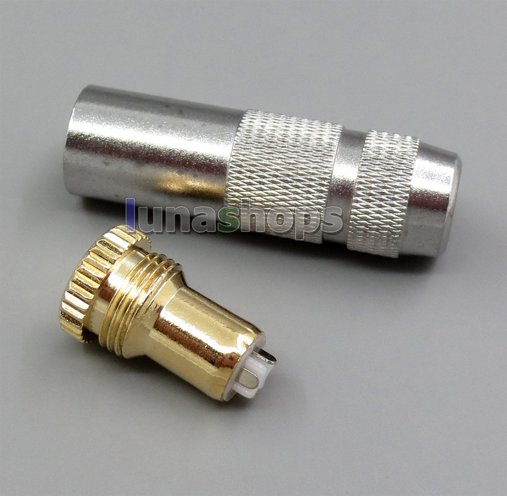 TRRS 2.5mm 4pole Female DIY Repair Plug Port Audio Cable Connector Adapter With Screw