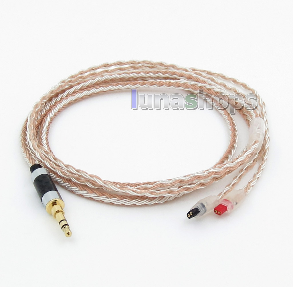 3.5mm 16 Cores OCC Silver Plated Mixed Headphone Cable For Audio-Technica ATH-IM50 ATH-IM70 ATH-IM01 ATH-IM02 03 04