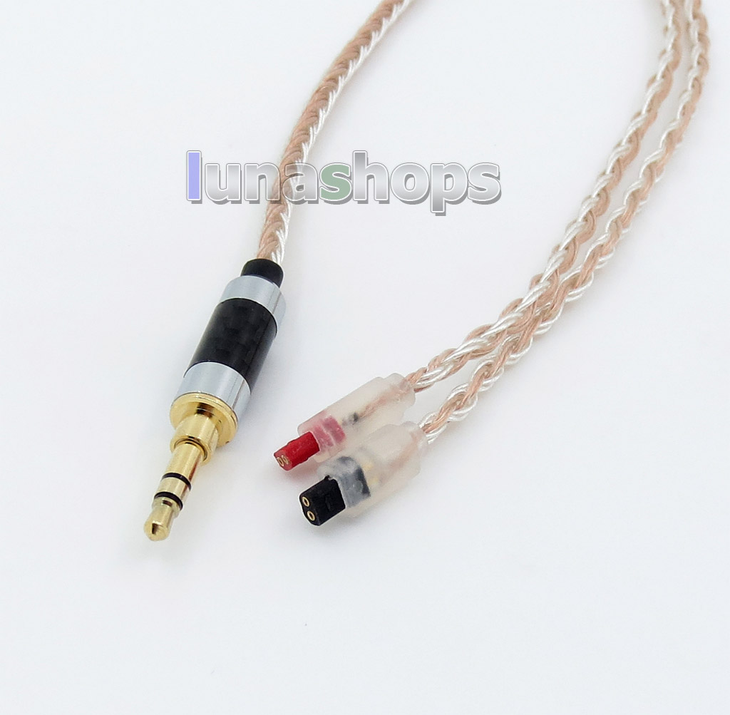 3.5mm 16 Cores OCC Silver Plated Mixed Headphone Cable For Audio-Technica ATH-IM50 ATH-IM70 ATH-IM01 ATH-IM02 03 04