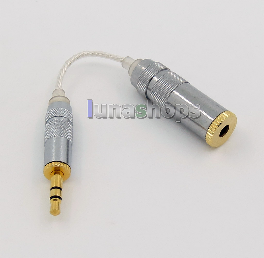 4.4mm Earphone cable for Sony PHA-2A TA-ZH1ES NW-WM1Z NW-WM1A AMP Player To 3.5mm 3 pole Male Converter Adapter