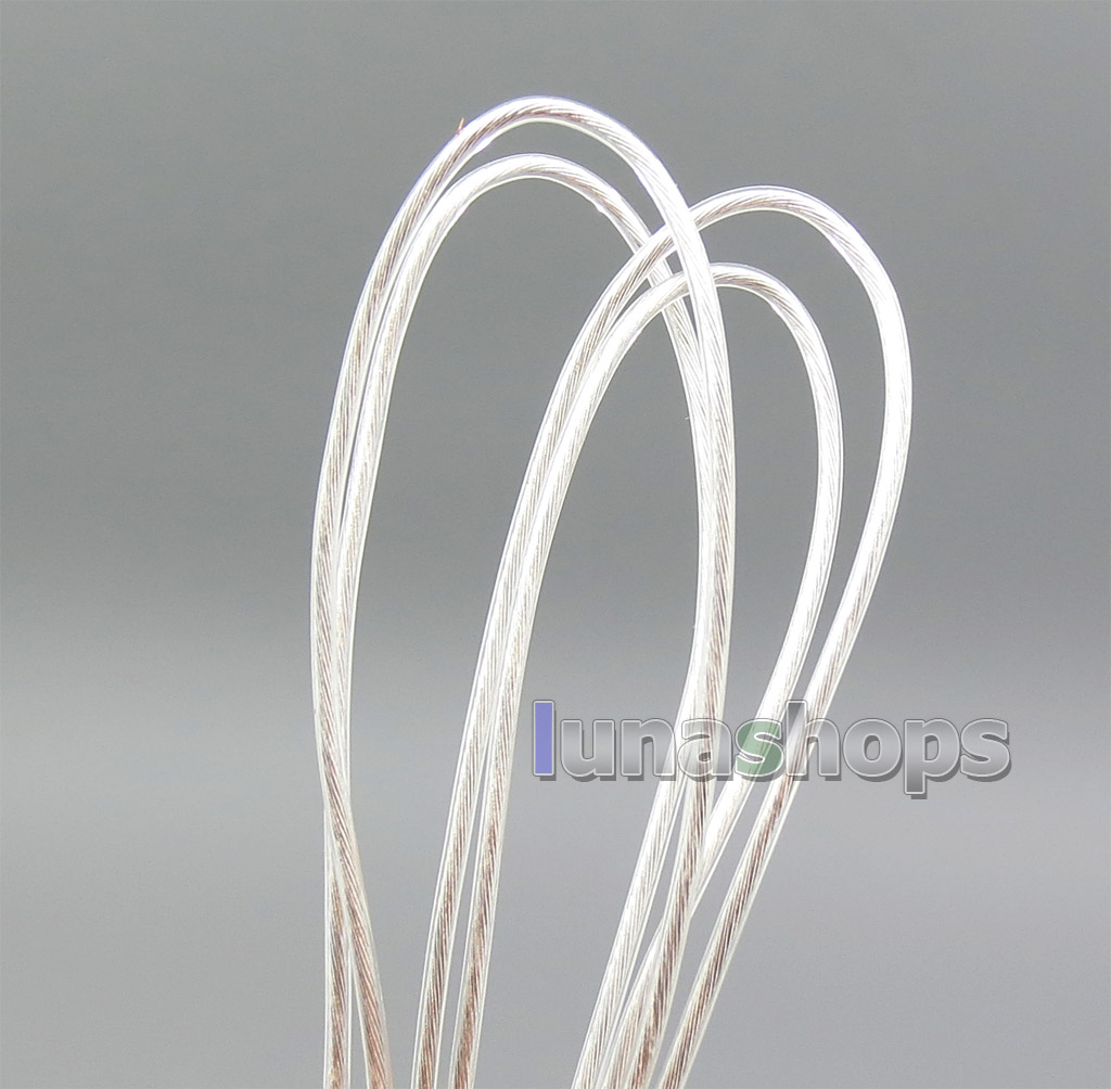 50m Acrolink 5N OCC Silver Plated Cross-Field Golden-Ratio Litz-Structure Wire 10×0.13mm+5×0.13mm+1×0.8mm  1.1mm OD (N Tefl)