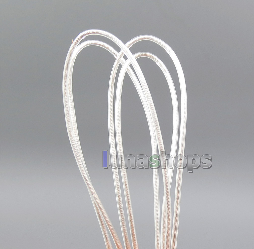 100m Acrolink OCC Silver Plated Cross-Field Golden-Ratio Litz-Structure Wire 10×0.13mm+5×0.13mm+1×0.8mm  1.1mm OD