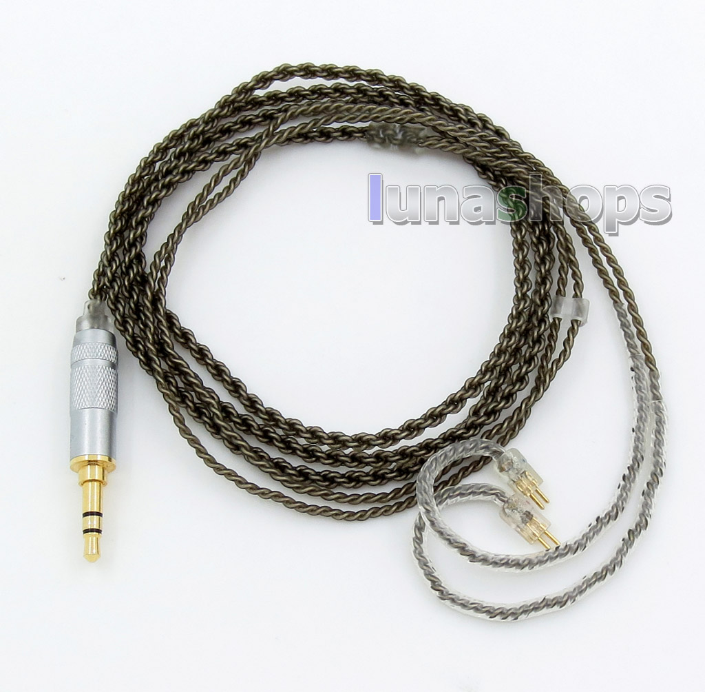 Silver Plated Earphone Brown Cable For Westone 0.78mm W4r UM3X UM3RC ue11 ue18 JH13 JH16 ES3 