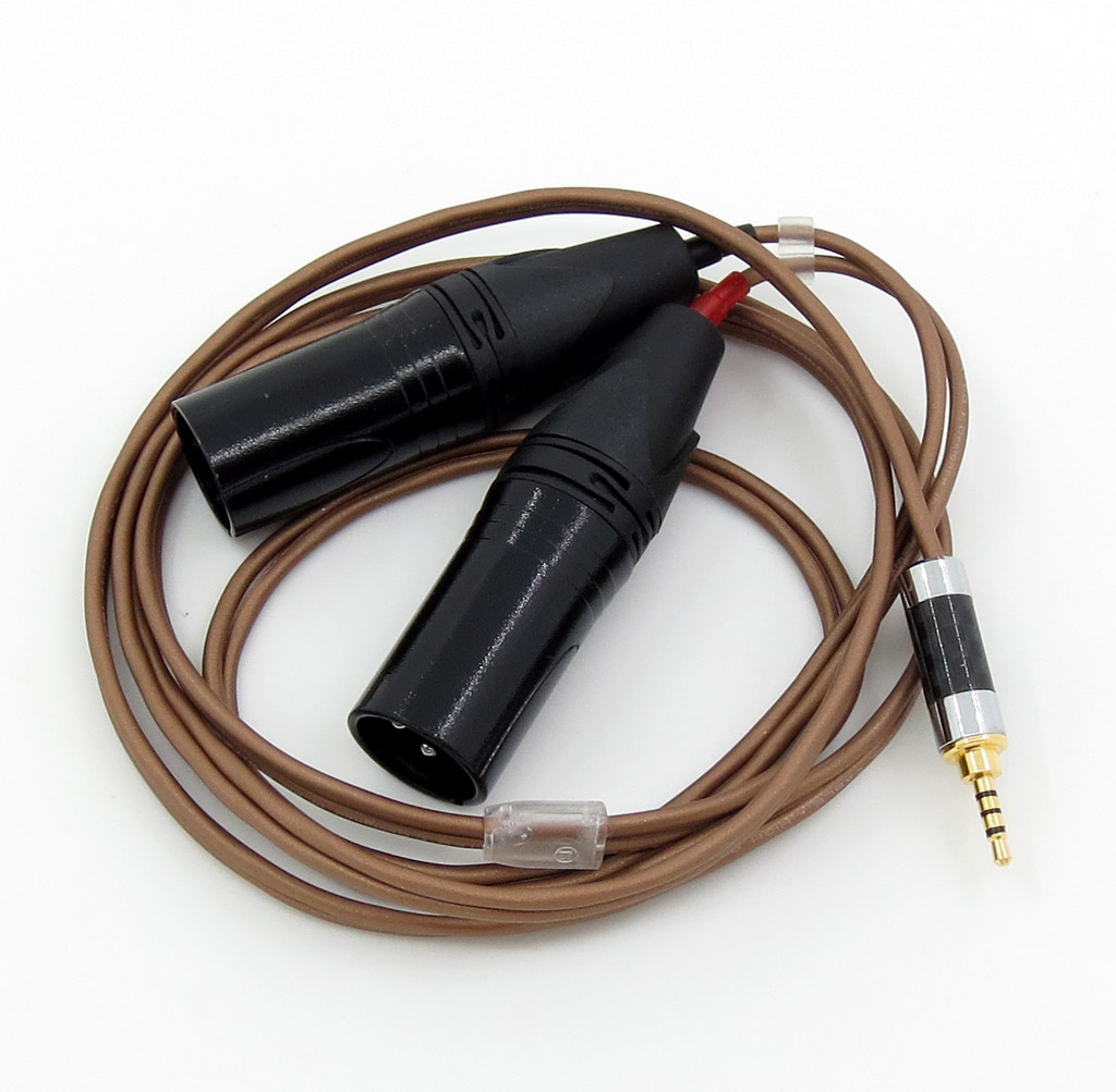 120cm headphone PURE Silver Cable + PEP Insulated For 2.5mm TRRS To XLR 3 pin Male Balanced
