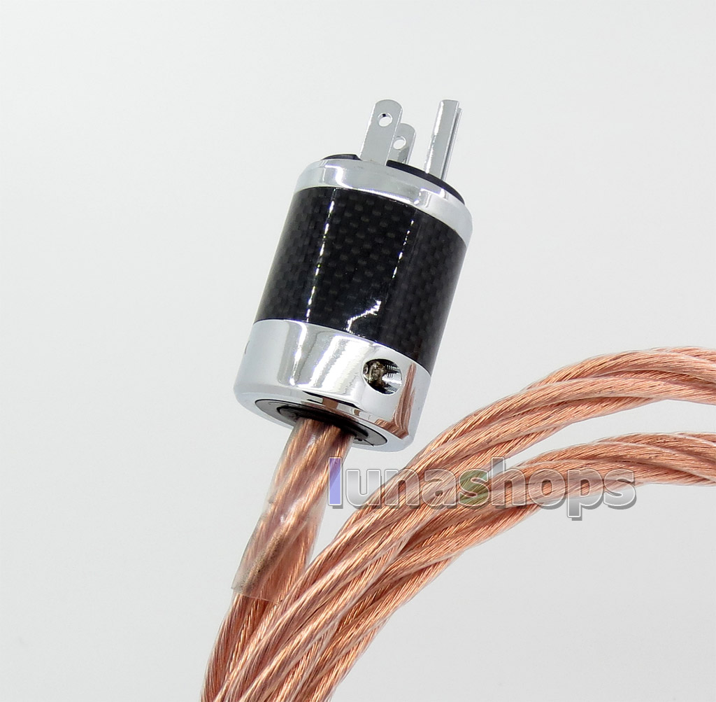 1.8m ACROLINK AC-6660(CU) OCC / Silver Plated Mixed Power 6*6 HiFi Power Supply Cable (AG)(A+C)(CU)