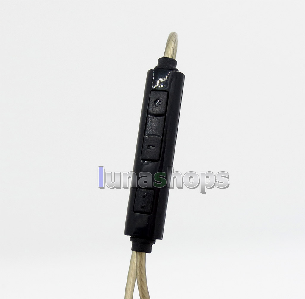 Silver Plated Mic Remote Cable For Audio-technica CKS1100 ATH-LS70 ATH-LS50 ATH-E40 ATH-E50 ATH-E70