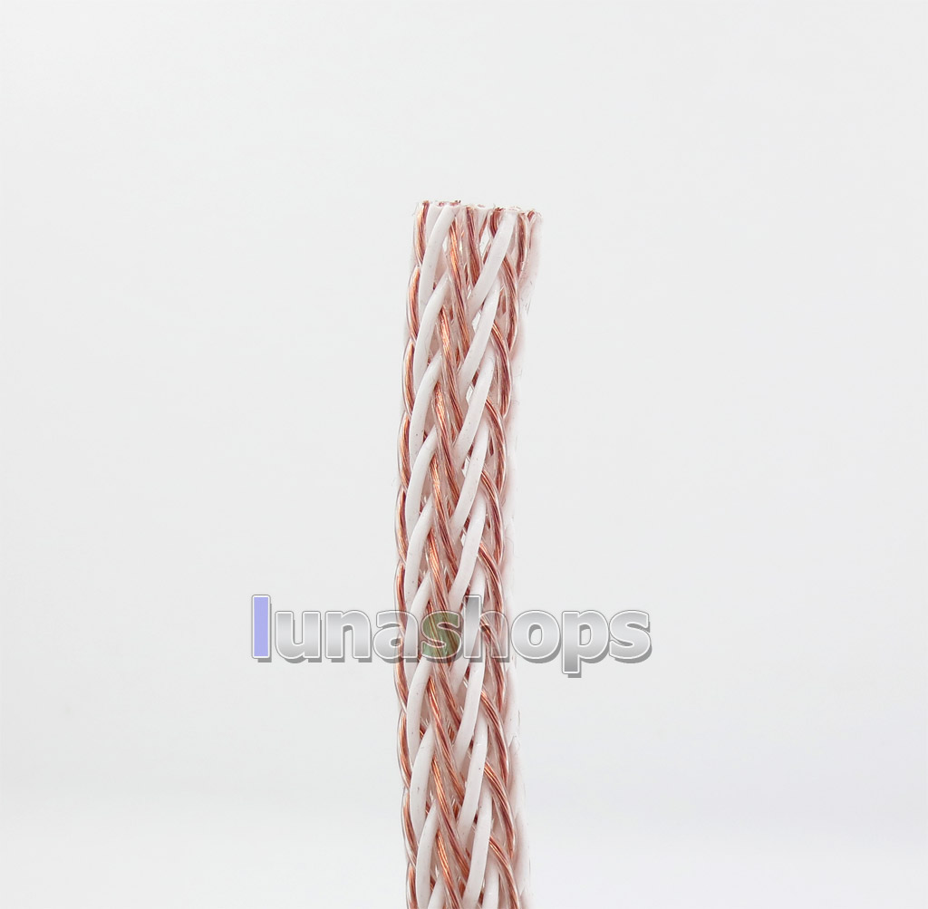 1m Acrolink 24 Cores Cu Copper + Silver Plated Mix Braided Bulk Power Wire Cable For DIY Custom