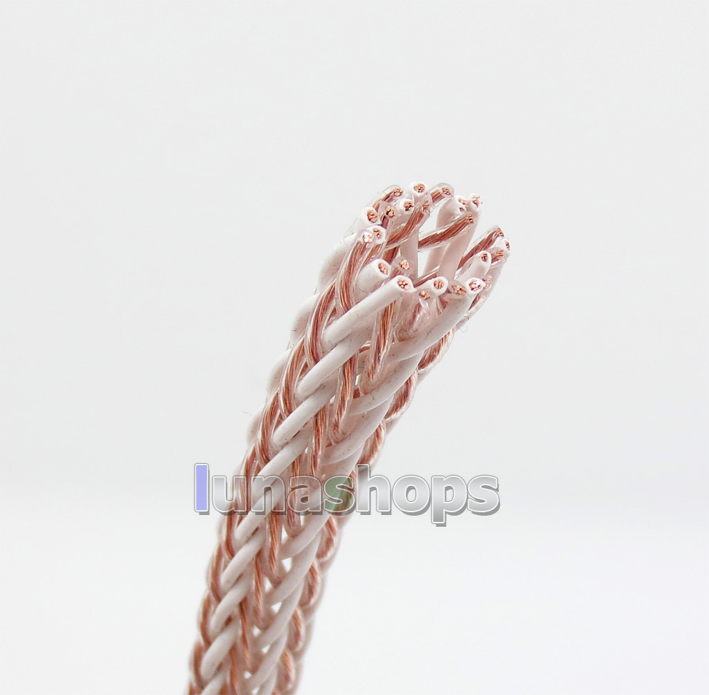 1m Acrolink 24 Cores Cu Copper + Silver Plated Mix Braided Bulk Power Wire Cable For DIY Custom