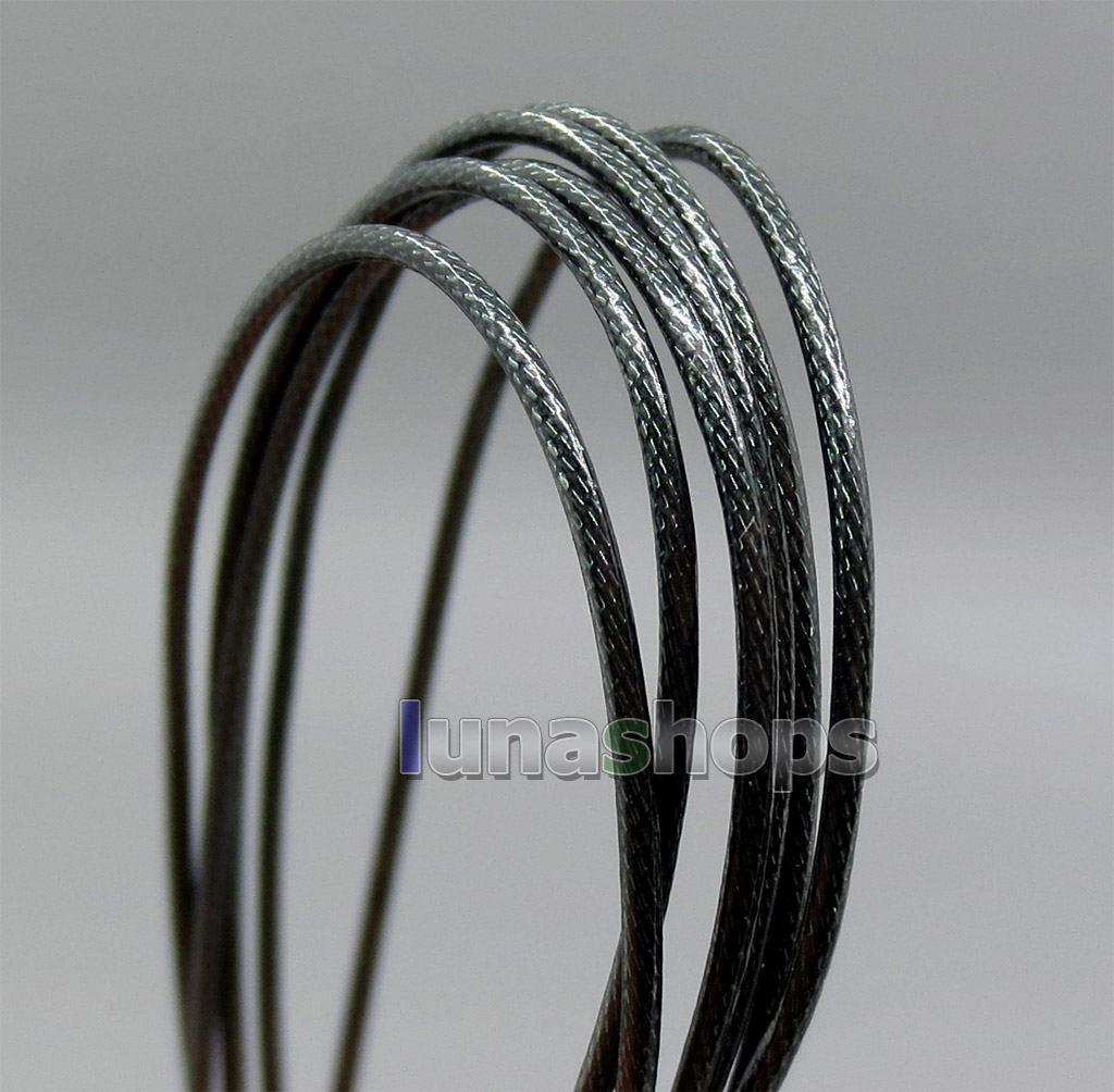 200m 7 Wires Earphone Silver Plated Foil PU (Not Teflon) Dark Blue Skin Insulating Layer Bulk Cable For DIY Custom 