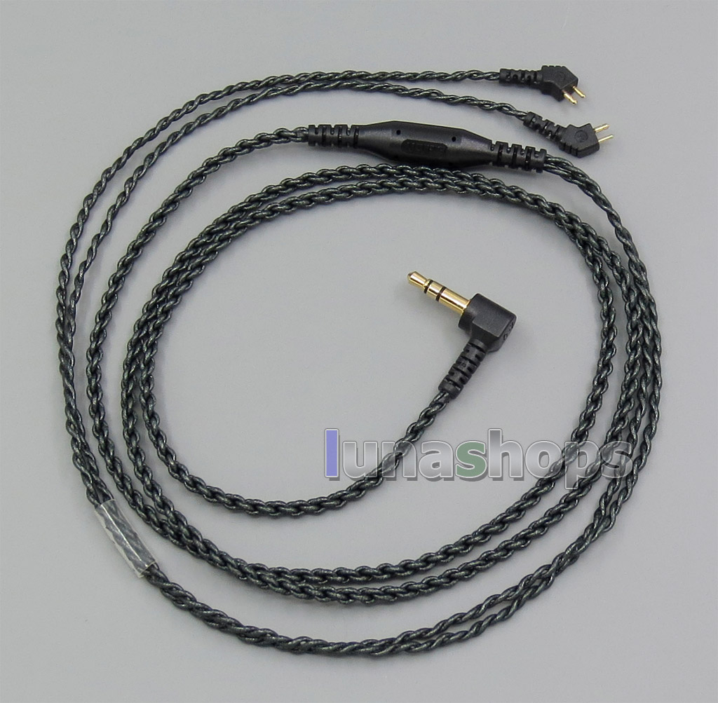 EachDIY 100 Ohm Silver Foiled Earphone Cable For Etymotic ER4B ER4PT ER4S ER6I ER4 ER4SR ER4XR