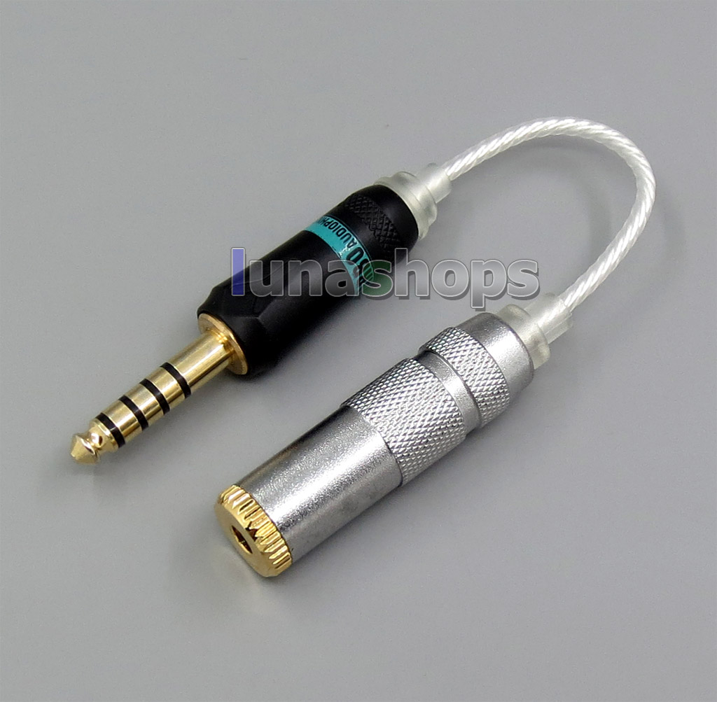 4.4mm Earphone cable for Sony PHA-2A TA-ZH1ES NW-WM1Z NW-WM1A AMP Player To 3.5mm 3 poles Female Converter Adapter